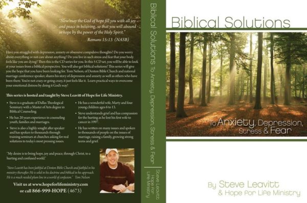 Biblical Solutions to Anxiety and Depression